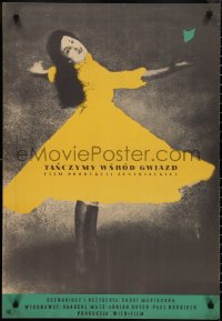 2g0641 HANNERL: ICH TANZE Polish 23x33 1958 cool artwork image of dancing Johanna Matz!