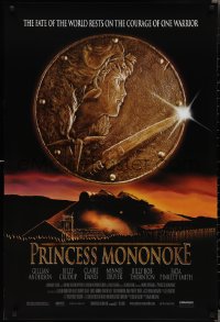 2g1350 PRINCESS MONONOKE 1sh 1999 Hayao Miyazaki's Mononoke-hime, anime, cool artwork!