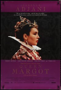 2g1354 QUEEN MARGOT 1sh 1994 La Reine Margot, super close up of beautiful Isabelle Adjani!