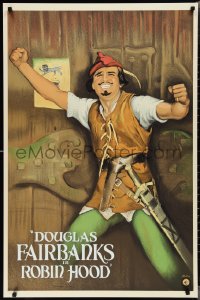 2g0503 ROBIN HOOD S2 poster 2001 cool art of Douglas Fairbanks as Robin Hood!