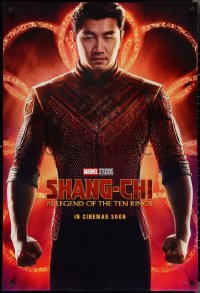 2g1397 SHANG-CHI & THE LEGEND OF THE TEN RINGS int'l teaser DS 1sh 2021 Simu Liu in the title role!