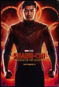 2g1396 SHANG-CHI & THE LEGEND OF THE TEN RINGS teaser DS 1sh 2021 Simu Liu in the title role!