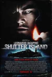 2g1399 SHUTTER ISLAND advance DS 1sh 2010 Scorsese, DiCaprio, February, some places never let you go!