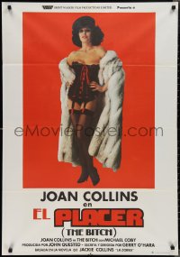 2g0266 BITCH Spanish 1979 sexy barely-dressed Joan Collins in lingerie in title role!