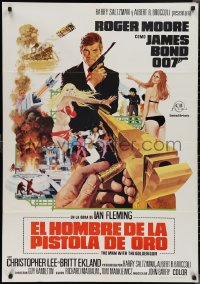 2g0286 MAN WITH THE GOLDEN GUN Spanish R1978 a Christmas present from James Bond, McGinnis!