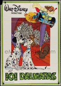 2g0290 ONE HUNDRED & ONE DALMATIANS Spanish R1981 classic Walt Disney canine family cartoon!