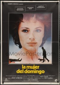 2g0296 SUNDAY WOMAN Spanish 1976 Comencini's La donna domenica, Bisset & Mastroianni, different!