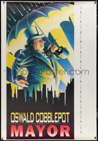 2g0059 BATMAN RETURNS printer's test 43x63 special poster 1992 Keaton, Danny DeVito, Pfeiffer, Tim Burton!