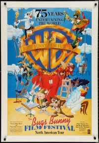 2g0166 BUGS BUNNY FILM FESTIVAL signed #90/750 27x39 Canadian film festival poster 1998 Bugs Bunny!
