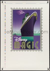 2g0481 DISNEY CRUISE LINE signed 2-sided printer's test 28x40 art print 1998 art of the Disney Magic!