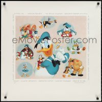 2g0483 DON WILLIAMS signed 27x27 art print 1999 by the artist, Disney art of Donald Duck!