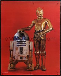 2g0519 EMPIRE STRIKES BACK 19x23 special poster 1980 Duncan Hines promo with R2-D2 & C-3PO!