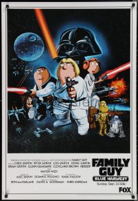 2g0576 FAMILY GUY BLUE HARVEST tv poster 2007 great Star Wars spoof comic art by Preite!