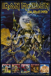 2g0178 IRON MAIDEN 24x36 music poster 1986 Live After Death, Riggs art of Eddie rising from grave!