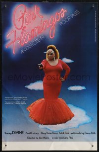 2g0531 PINK FLAMINGOS 11x17 special poster 1972 John Waters' classic exercise in poor taste!