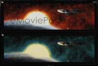 2g0543 STAR TREK INTO DARKNESS 2 IMAX 12x36 special posters 2013 glow-in-the-dark Enterprise!