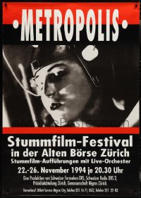 2g0009 STUMMFILM-FESTIVAL 2 36x51 Swiss film festival posters 1994 Battleship Potemkin & Metropolis!