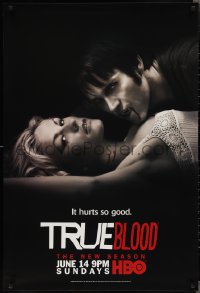 2g0585 TRUE BLOOD tv poster 2009 season 2, Alan Ball's HBO hit vampire series, it hurts so good!
