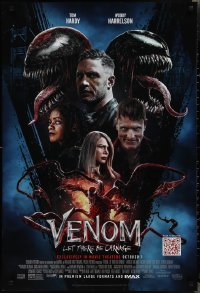 2g1482 VENOM: LET THERE BE CARNAGE IMAX advance DS 1sh 2021 Marvel Comics Tom Hardy in title role & more!