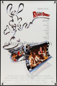 2g1489 WHO FRAMED ROGER RABBIT 1sh 1988 Robert Zemeckis, Bob Hoskins, sexy Jessica Rabbit, Lloyd!