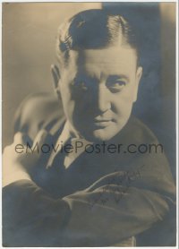 2h0358 RICHARD DIX signed deluxe 9.25x13 still 1920s head & shoulders portrait of the leading man!