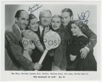 2h0665 BIG BROADCAST OF 1938 signed TV 8x10 still R1960s by BOTH Martha Raye AND Dorothy Lamour!