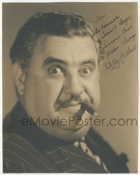 2h0669 BILLY GILBERT signed deluxe 7.5x9.5 still 1941 great head & shoulders portrait with cigar!