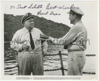 2h0672 BURL IVES signed 8.25x10 still 1964 with Gerald S. O'Loughlin in Ensign Pulver!