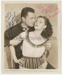 2h0677 CASBAH signed 8.25x10 still 1948 by BOTH Yvonne De Carlo AND Tony Martin!