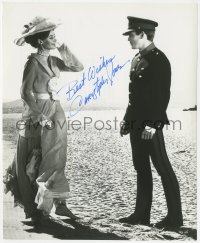 2h0689 CHRISTOPHER JONES signed 8.25x10 still 1970 full-length with Sarah Miles in Ryan's Daughter!