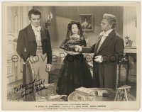 2h0697 CORNEL WILDE signed 8x10 still 1945 with Paul Muni and Merle Oberon in A Song to Remember!