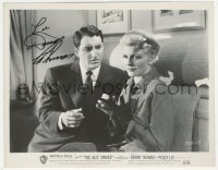 2h0700 DANNY THOMAS signed 8x10.25 still 1953 concerned portrait with Peggy Lee in The Jazz Singer!
