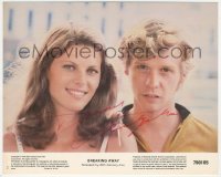 2h0710 DENNIS CHRISTOPHER signed 8x10 mini LC #2 1979 c/u with sexy Robyn Douglass in Breaking Away!