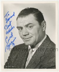 2h0731 ERNEST BORGNINE signed 8.25x10 still 1970s head & shoulders close up of the great actor!