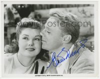 2h0732 ESTHER WILLIAMS signed 8x10 still R1974 great close up with Van Johnson in Easy to Wed!