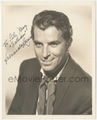 2h0735 FERNANDO LAMAS signed deluxe 8x10 still 1950s great smiling portrait of the handsome star!