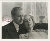 2h0743 GENE RAYMOND signed deluxe 8x9.75 still 1941 w/Jeanette MacDonald by Bull in Smilin' Through!
