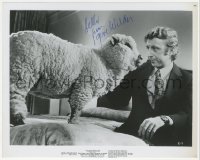 2h0745 GENE WILDER signed 8x10 still 1972 w/ sheep in Everything You Always Wanted to Know About Sex!