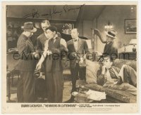 2h0775 HUMPHREY BOGART signed 8x10 still 1938 with criminals in The Amazing Dr. Clitterhouse!