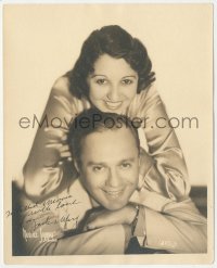 2h0878 MARY LIVINGSTONE signed deluxe 8x10 still 1930s she signed for herself and Jack Benny!
