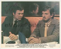 2h0784 JACKIE COOPER signed color 8x10 still #4 1971 c/u with David Hemmings in The Love Machine!