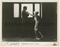 2h0787 JAMES BOOTH signed 8x10.25 still 1963 with Barbara Windsor in scene from Sparrows Can't Sing!