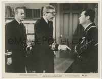 2h0791 JAMES GARNER signed 8x10 still 1964 yelled at by James Coburn in The Americanization of Emily!