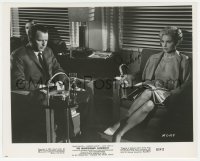 2h0802 JANET LEIGH signed 8x10.25 still 1962 seated with Frank Sinatra in The Manchurian Candidate!