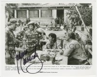 2h0814 JOANNA CASSIDY signed 8x10 still 1983 with Nick Nolte & others in a scene from Under Fire!