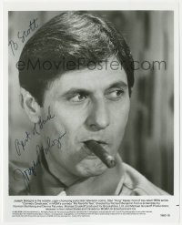 2h0827 JOSEPH BOLOGNA signed 8x10 still 1982 great close up smoking cigar from My Favorite Year!