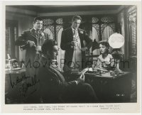 2h0847 LAUREN BACALL signed TV 8x10 still R1960s with Gary Cooper, Carson & Corey in Bright Leaf!