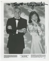 2h0854 LILY TOMLIN signed 8x10 still 1984 great smiling portrait with Steve Martin in All of Me!