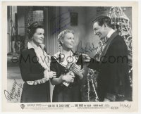 2h0861 LOOK FOR THE SILVER LINING signed 8.25x10 still 1949 by June Haver, Bolger, & Rosemary DeCamp!