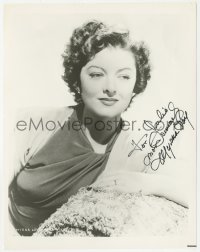 2h0894 MYRNA LOY signed 8.25x10.25 still 1940s great super close portrait of the beautiful star!